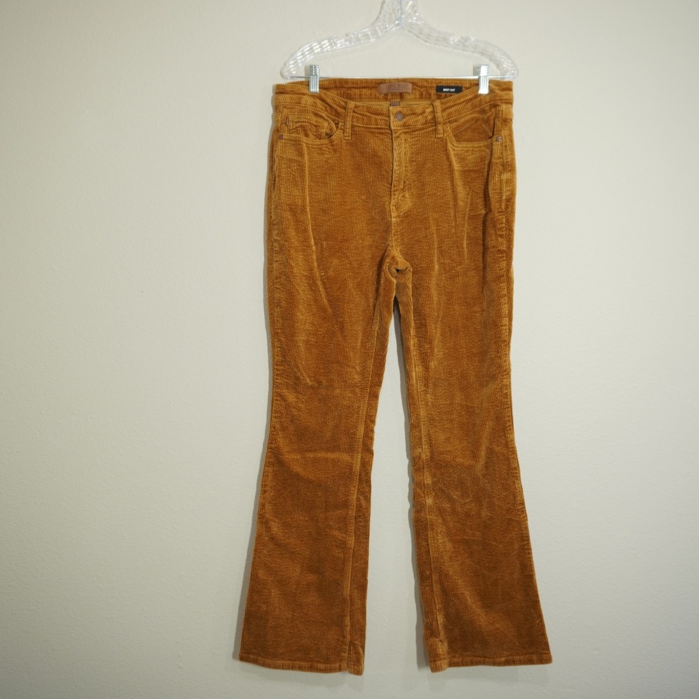 Judy Blue 15/32 Corduroy Pants Brown Mustard Yellow Excellent Bootcut Trousers